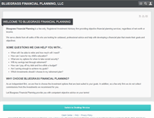 Tablet Screenshot of bluegrassfinancialplanning.com